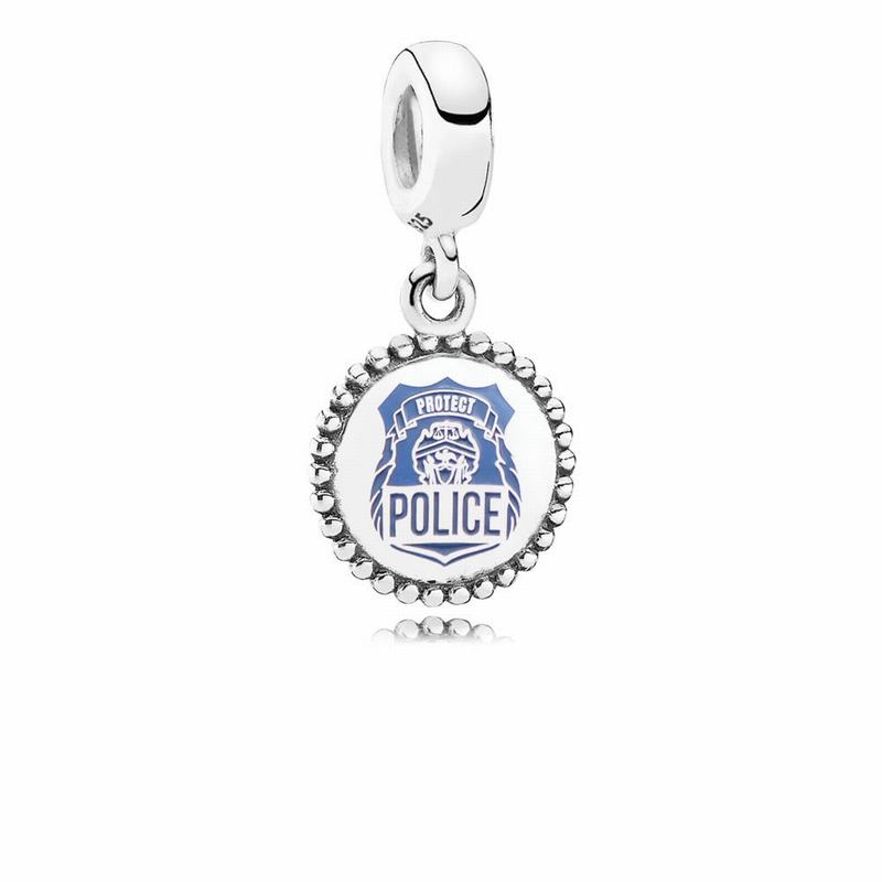 Pandora Police Dangle Charm - Sterling Silver - Canada | NU4302LR